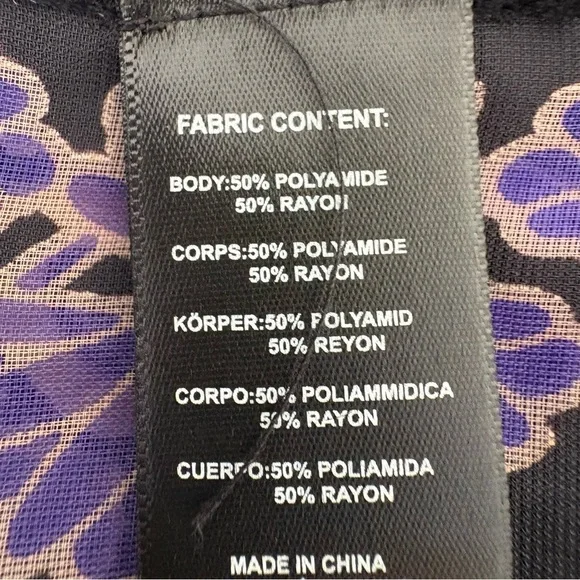 By Anthropologie Women’s One Size Sheer Burnout Kimono Bohemian Whimsigoth - Picture 16 of 16